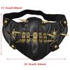 Gothic Punk Spiked Skull Face Mask Stylish costume Accessory Face Covering for Halloween Event and Themed Performances