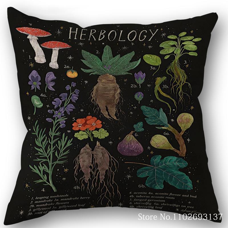 

Mushroom Plant Pillow Office Lunch Break Cushion Pillow Cotton Linen Fabric Pillowcase 45X45cm Wedding Decorative 45x45cm 18x18in