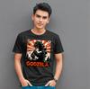 Godzilla Cat Men's T-Shirt, Joke Retro Movie Film Spoof Novelty Cat Gift Tee