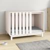 VidaXL Dog Niche White 100x70x72 Cm Solid Pine Wood 822492