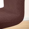 Stretchable Restaurant Stool Cover Jacquard Pattern Dining Chair Cover  for Dining Room