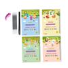 Reusable Handwriting Practice Book Copybook for Kids Reusable Writing Practice Notebook with Fading Ink Pen Grip Helper Spiral Binding for 3-8 Years O