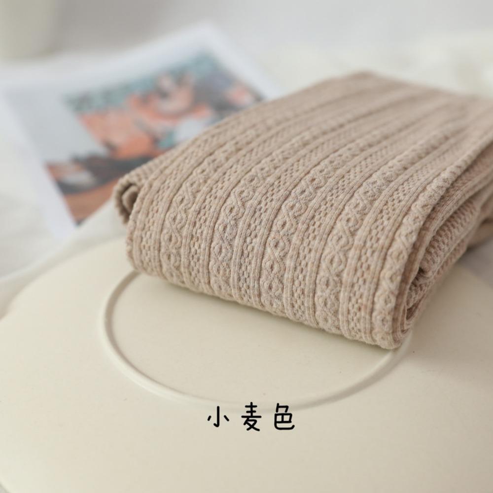 

Леггинсы из хлопчатобумажной трикотажной ткани Twist, белые флисовые плотные теплые леггинсы One Size