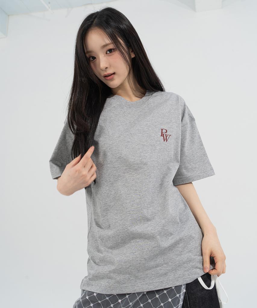 Peijeuhwaiteu [Phase_1] Pw Logo Tee_Melange / 8802026-St09