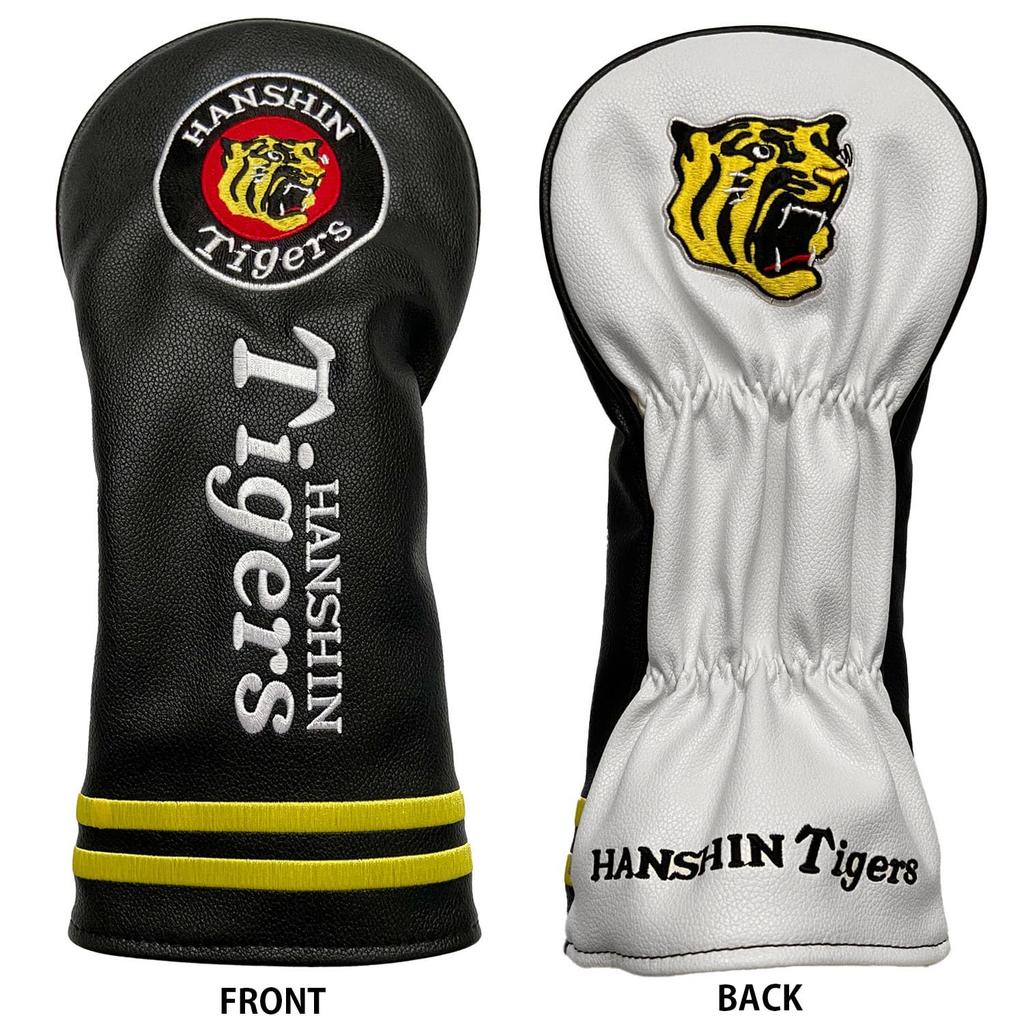 Hanshin Tigers Team Approved Golf 2025 Driver Head Cover Head Cover Made with Floating Synthetic Leather Direct Embroidery 460cc Compatible Callaway