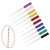 10Pcs Dental Nerve Barbed Broaches Endodontic Instruments Root Canal 21/25Mm Cleaning Hand Use Files Handle Dentistry Tools