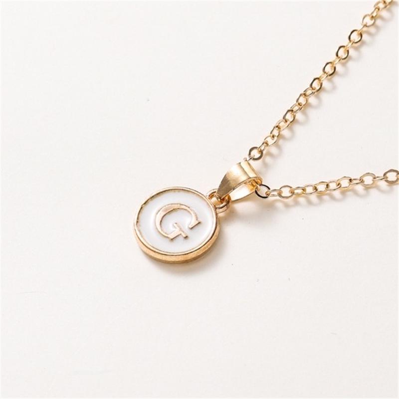 2025 New Fashion Personalized 26 Initials Charm Necklace For Women Men Premium Design Name Necklace Ladies Jewelry Gift