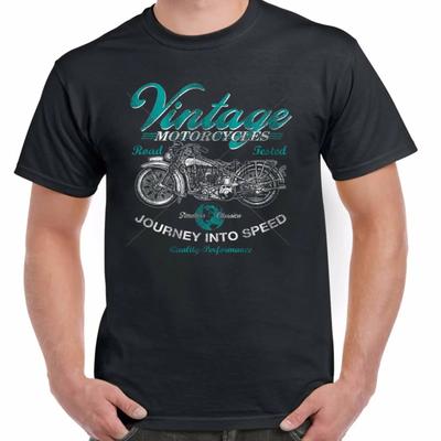 Vintage Motorcycle Motorbike Chopper Bobber Biker Gift TShirt Summer Cotton Short Sleeve ONeck Mens T Shirt New S3XL