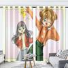 Cardcaptor Sakura Window Curtain 3D Print Blackout Curtains Living Room Bedroom Decor Kids Gift