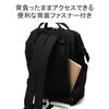 Anello Grande SPS GUB3014Z Backpack A4 Black (Small), Size, Water-Repellent, Multi-Storage,