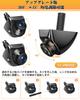 Jansite Rear Camera, 4 Signal Modes & Angle Adjustable, 360° + 45° Angle Adjustable,