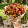 Artificial Flowers Rose Valentine's Wedding Wreath Home Outdoor Garden Decora DIY Living Room bridal bouquet Handmade Gifts prop