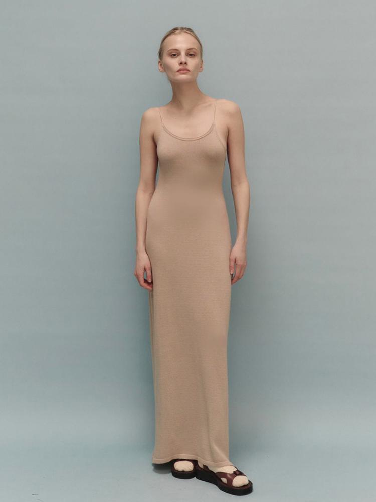 EDOLYNSA 2024 Summer Sexy Backless Knitted Halter Sleeveless Wrap Beach Maxi Dress Swimsuit Bikini Cover-ups Elegant Holiday Bodycon Outfit K8