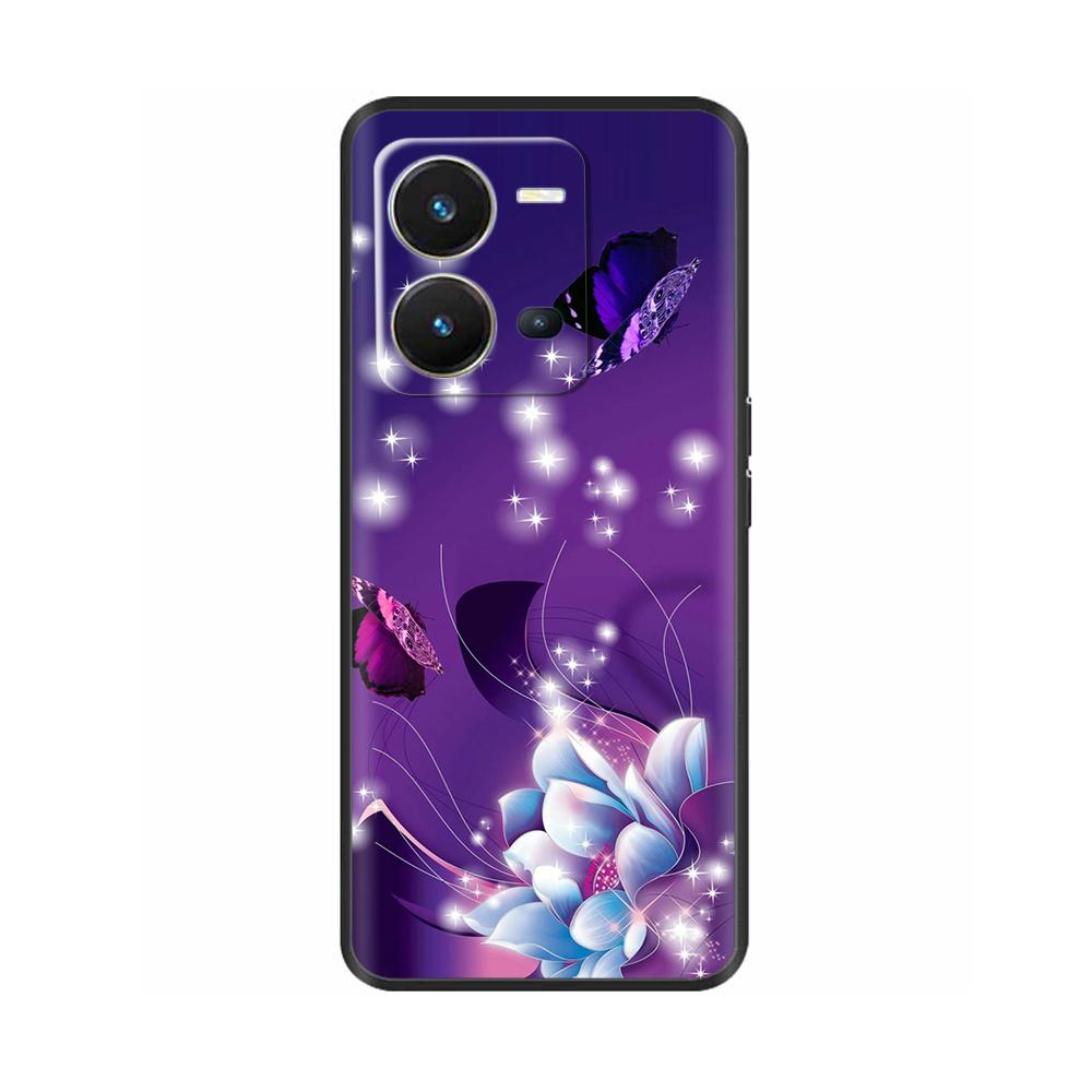For Vivo V25 / V25 Pro 5G Case Soft Silicone Phone Back Cover For Vivo V25 V 25 VivoV25 Pro 5G V25E 4G Protective Shell Bumper