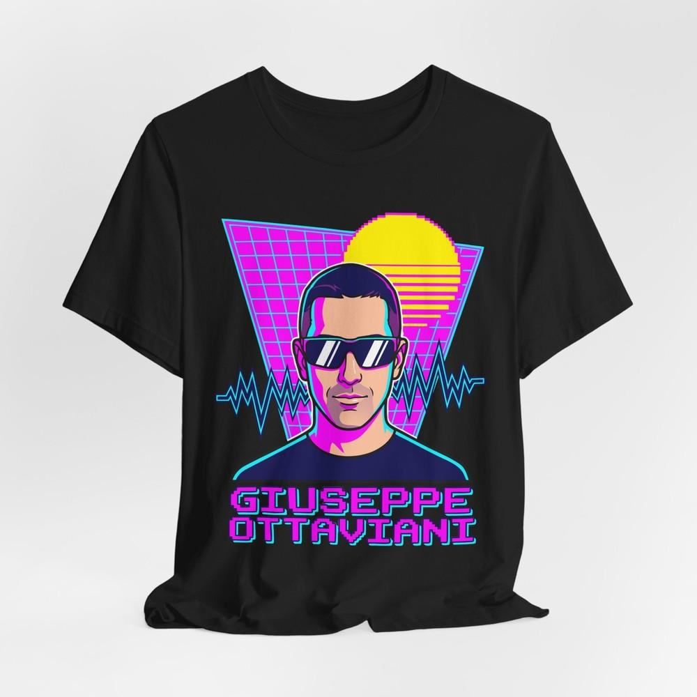Giuseppe Ottaviani DJ Graphic Tee Trance Retro Synthwave Unisex Shirt S
