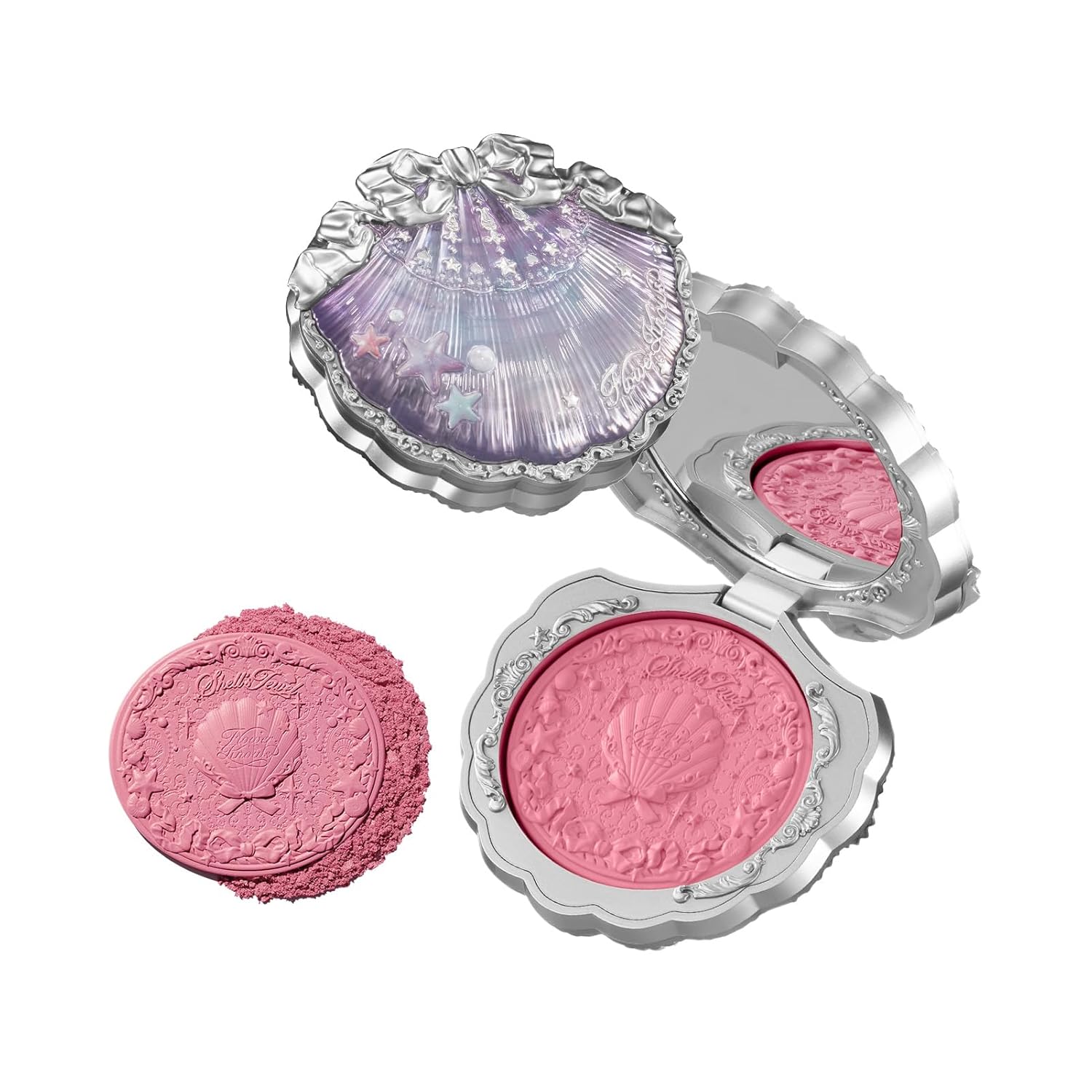 Flower Knows Коллекция Shell s Jewel Шелковистые сатиновые румяна, 0,18 унции(03 Коралловая ракушка) 0.17 Ounce (Pack of 1)