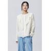 Ruffle Wrinkle Blouse Babl01611