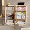 Multifunctional Household Wall-mounted Punch-free Flat Door Tissue Box Bathroom Storage Box Tissue Box Bathroom Transparent Wall-mounted Paper Box