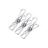 10PCS Stainless Steel Wire Clamp Underwear Socks Food Clothes Drying Sock Clip Hanger Fixing Strong Clip Multifunctional TMZ