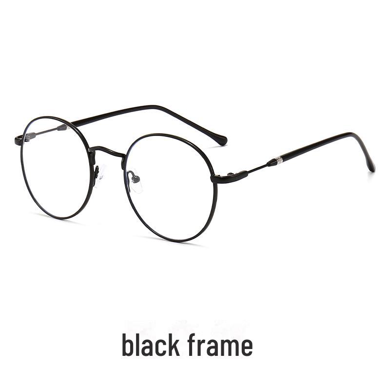 

Ретро-очки для чтения в круглой металлической оправе с защитой от синего света Anti-blue Light No Prescription чёрный