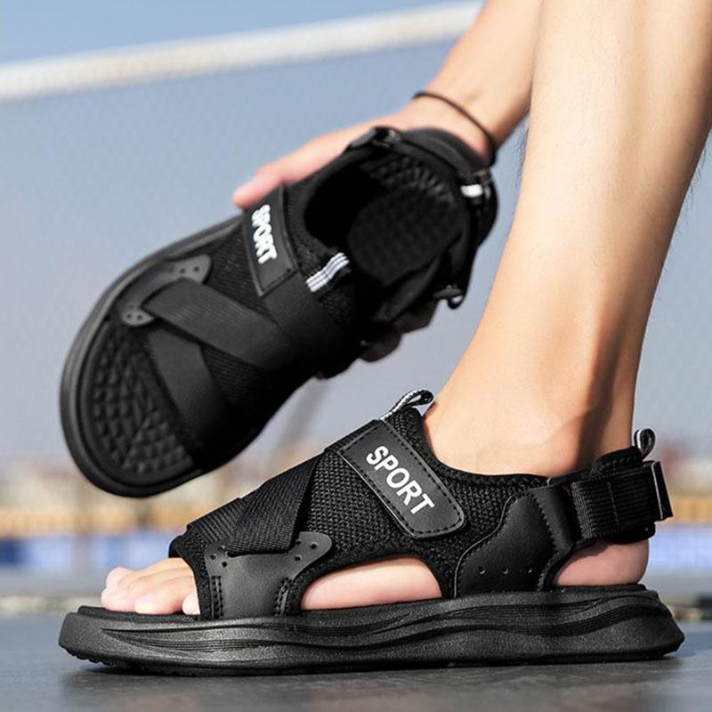 WTEMPO Anti Slip Sandals Men's Dual Purpose Thick Sole Heighten Comfortable Versatile Anti Odor Soft Sole Sports Beach Shoes Dropshipping Wholesale