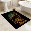 Custom Name Dog Artwork Living Room Non-Slip Area Rug Soft Carpet for Bedroom Kids Playroom Sofa Office Home Decor Doormat