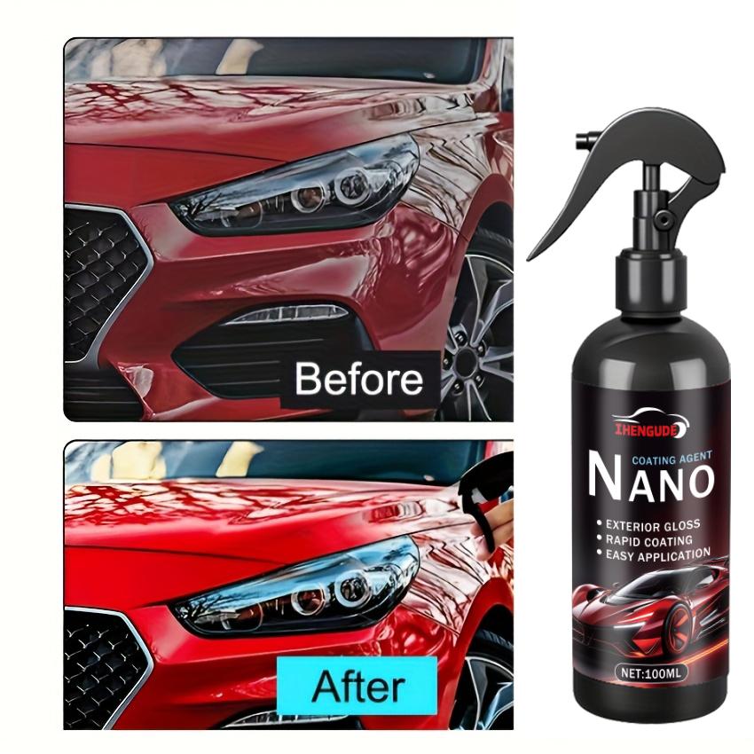 Car Crystal Coating Agent, Advanced Hydrophobic Formula Enhances Shine and Provides Excellent Protection, Easy to Apply and Long-Lasting Weath
