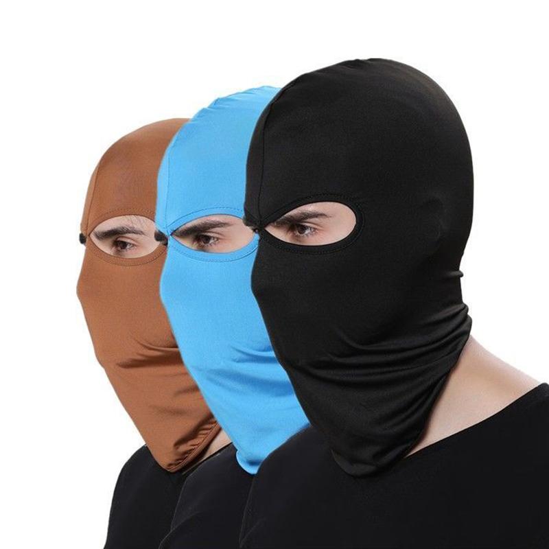 Balaclava Breathable Ice Silk Motorcycle Full Face Mask Motorbike Mask Motocross Helmet Hood Riding Face Hood Moto Accessories