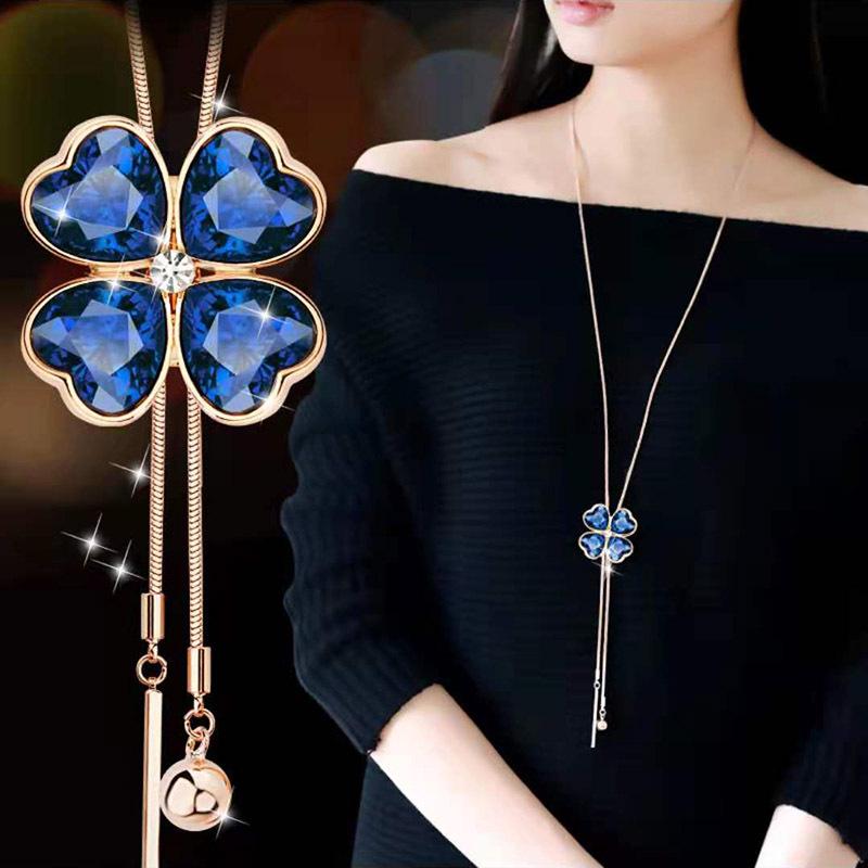 Women's Zodiac Ox Long Sweater Necklace - High-End Fashion Pendant