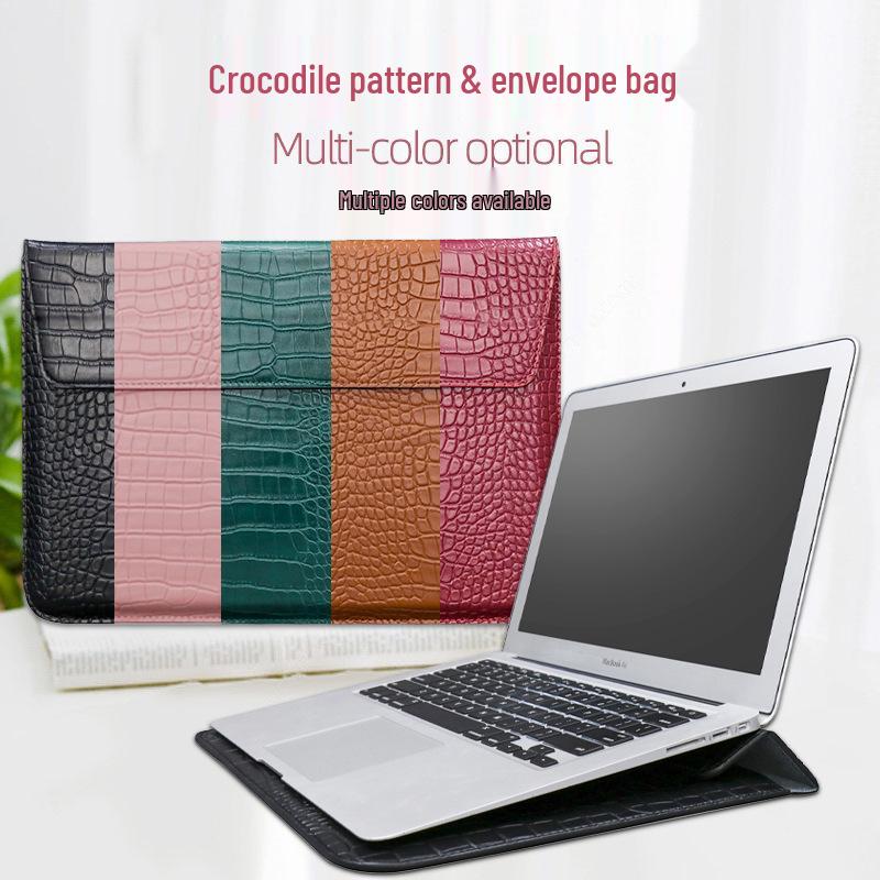 Matné pouzdro na notebook z PU kůže pro MacBook, Apple, Huawei, Xiaomi