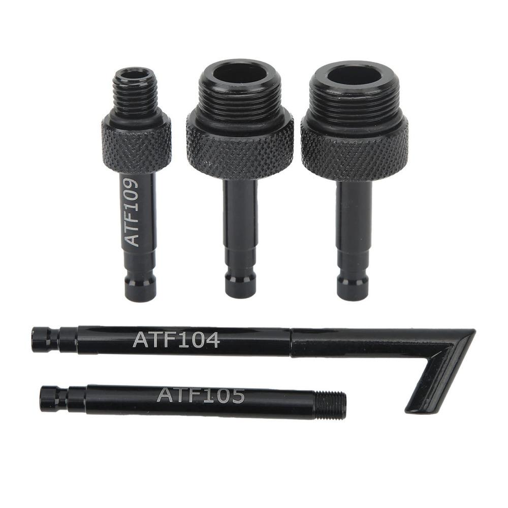 5PCS Black ATF Filler Adapter Automatic Transmission Fluid Adapter  Automatic Transmission Service