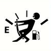 Car Fuel Tank Cover Stickers Reflective Car Stickers Funny Signs Decal for Most Vehicle Car Truck Gas Cap Door Car Accessories