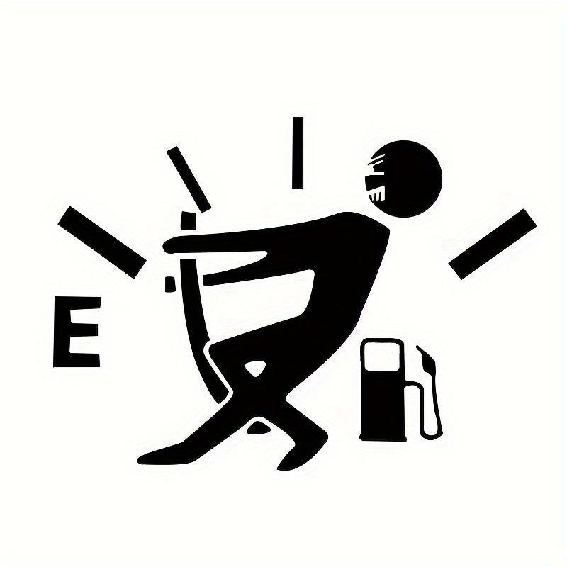 Car Fuel Tank Cover Stickers Reflective Car Stickers Funny Signs Decal for Most Vehicle Car Truck Gas Cap Door Car Accessories