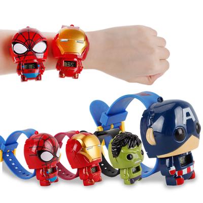 Marvel's The Avengers Children's Toy Watch Spider-Man Iron Man Captain America Hulk
