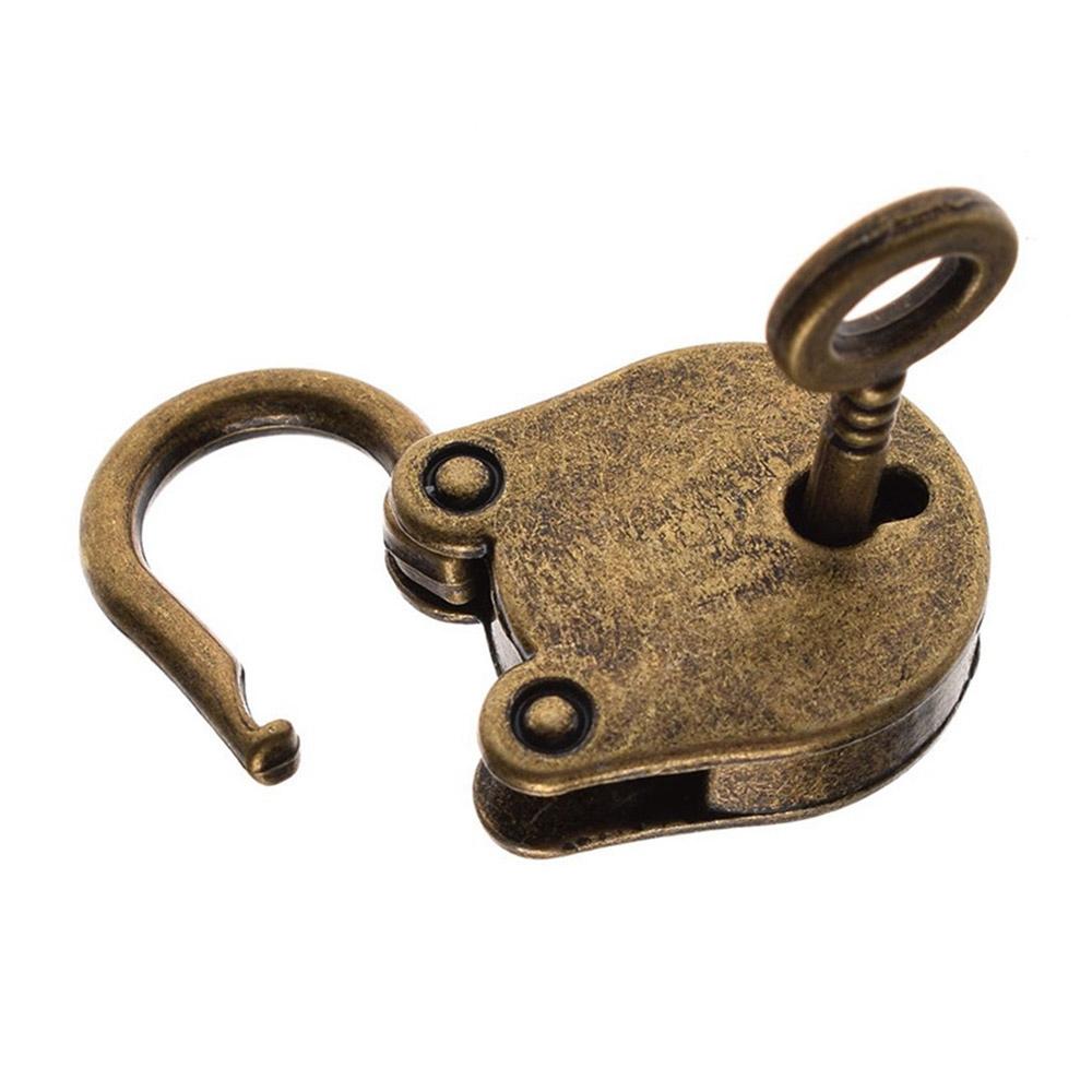 Wedding Decorative Zinc Zinc Zinc Alloy with Key Bear Shape Locks Archaize Padlock Bear Head Lock Hardware