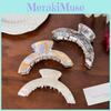 Stylish High Quality Acrylic Hair Claw Clip Featuring Polished Curve Design For Women