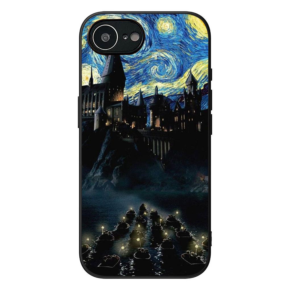 Phone Cover for Apple iPhone 13 12 Mini XS 11 Pro Max 7 8 Plus XR SE 2022 2020 SE3 Case Cool Harries Owl Wand Art Potters