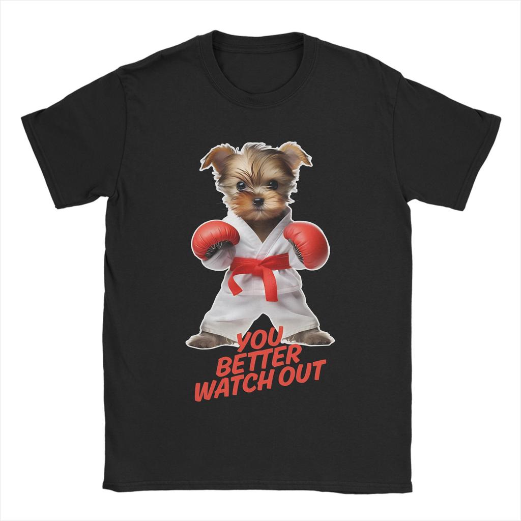 Yorkshire Terrier Dog T Shirt Unisex Unisex 100 Cotton Vintage Tshirts O Neck Yorkie Dad Tees Short Sleeve Clothing Summer