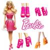 30cm Lele Barbie Doll High Heel Shoes Black Sandals Girls Role Play Toy Accessories