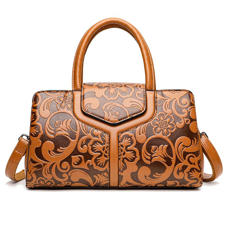 Handbags Embossing Shoulder Crossbody Bag Ladies Large Capacity Shopping Tote