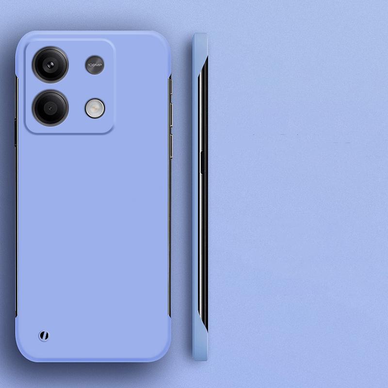 Solid Color Slim Frameless Phone Case For Xiaomi Poco X6 M4 Pro Redmi Note 14 Pro 13 Pro+ 12 Pro Heat Dissipate Shockproof Cover