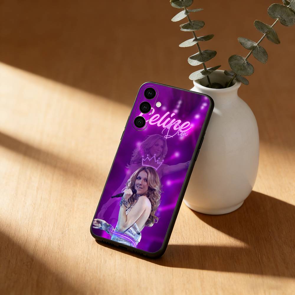 Celine Dion  Phone Case For Samsung GalaxyA13,21s,22,31,32,52,53,71,72,73,Soft Black Cover