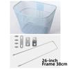 Adjustable Large Cart Basket Metal Bike Rear Mesh Basket New Bike Storage Accessories