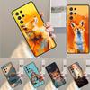 Cute Animal Fox Phone Case for Samsung Galaxy Note 10 Pro S26 Ultra S23 S24 FE S25 S21 S22 PLUS Shockproof Cove