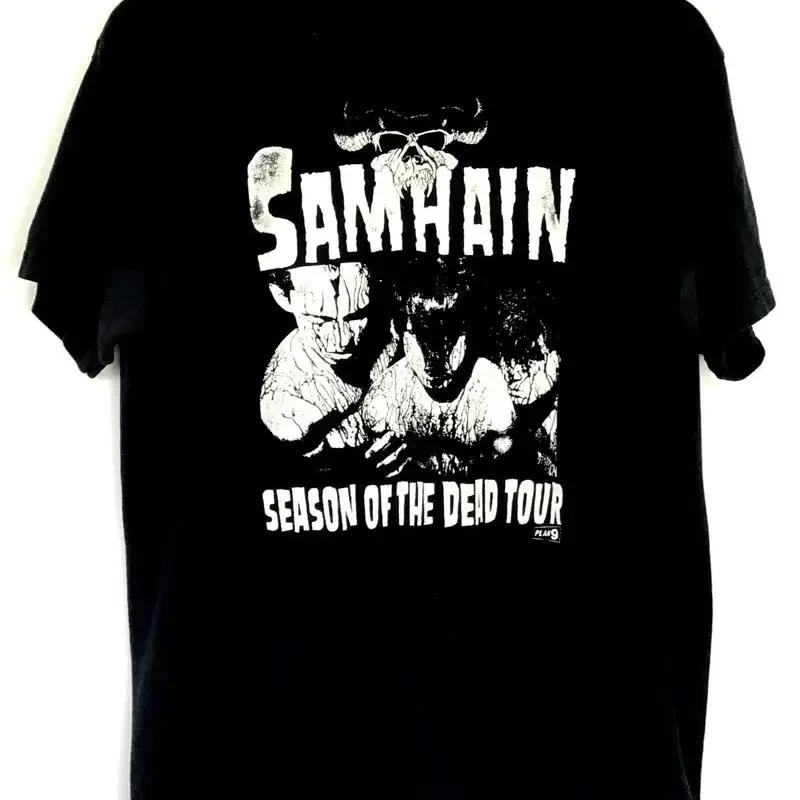 Samhain Band T Shirt Season Of The Dead Tour Cotton Black Pp145