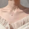 ANENJERY Frauen Halskette Sterne Mond Quaste Halsketten Für Frauen choker collares Hochzeit Schmuck S-N453