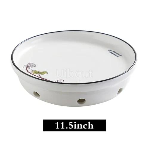 Creative Dry Pot Bowl Alcohol Candle Plate Set Ceramic Heating Furnace Heat Preservation Dish Water Boiled Fish Plate Tableware