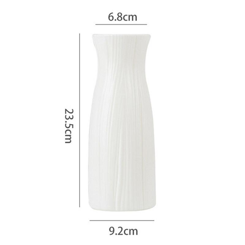 Basket White Decoration Flower Arrangement Ornament Home Vase Modern Flower Pot Living Room Pink Nordic Blue Plastic