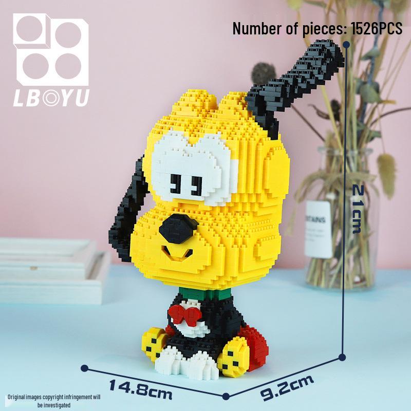 Le Bao Yu Educational Street Vendor Building Blocks for Kids and Adults – Micro Diamond Small Particles, One Piece
