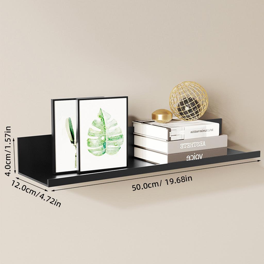 Schwebende Badezimmerregale ohne Bohren Aufbewahrungswandregal Home Organizer Ledge Hardwares Schrank Küchenzubehör Toilette